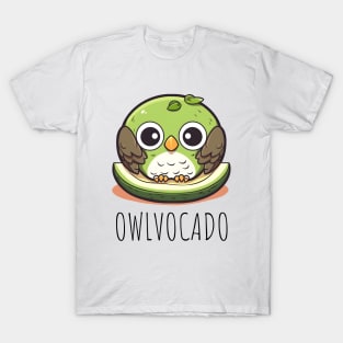 Owlvocado Funny Owl Avocado T-Shirt